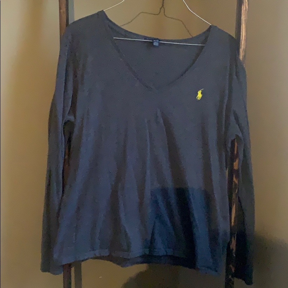 Long sleeve polo tee